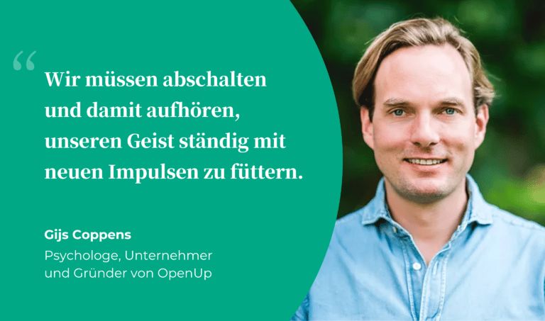 New Work: Wie kann das laut Psychologen und Unternehmer Gijs Coppens gelingen?