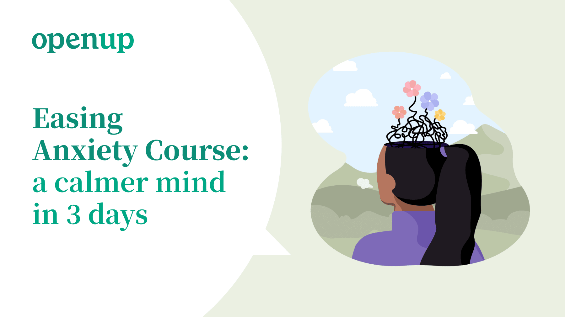 easing anxiety mini-course banner