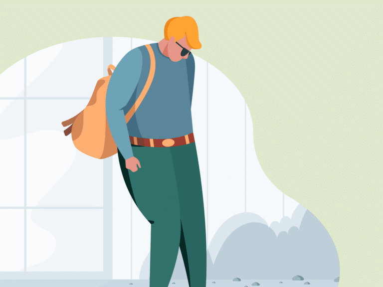 an employee facing burnout