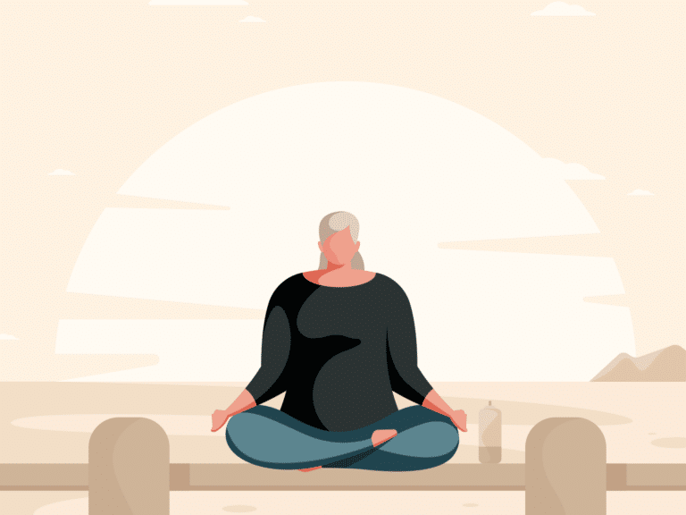 a person improving emotional well-being