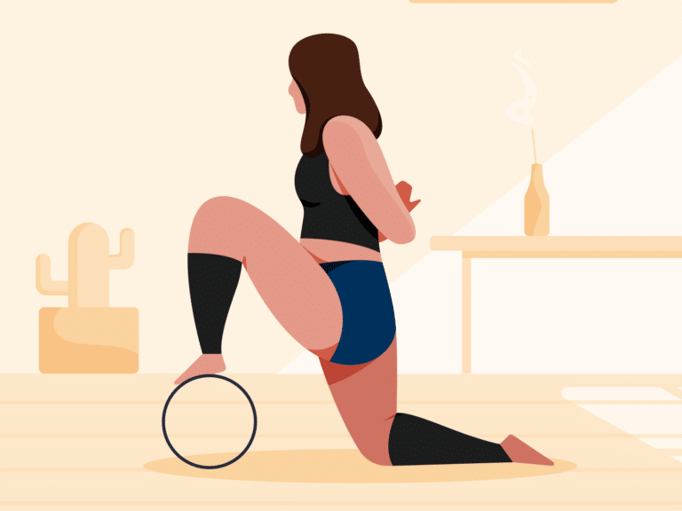 person doing exercised to improve physical health