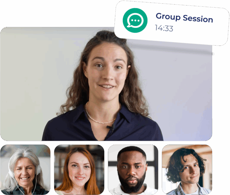 OpenUp offers well-being workshops and webinar like group sessions around common mental health challenges