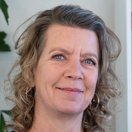Portrait of Annemarie van Raay, Psychologist